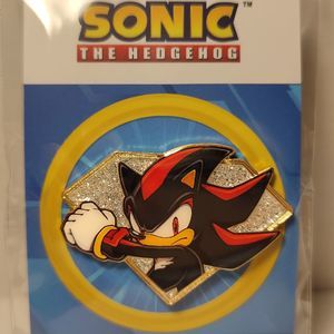 COPY - Shadow The Hedgehog Golden Series 2 Enamel Pin Full Color Sega Collectib…